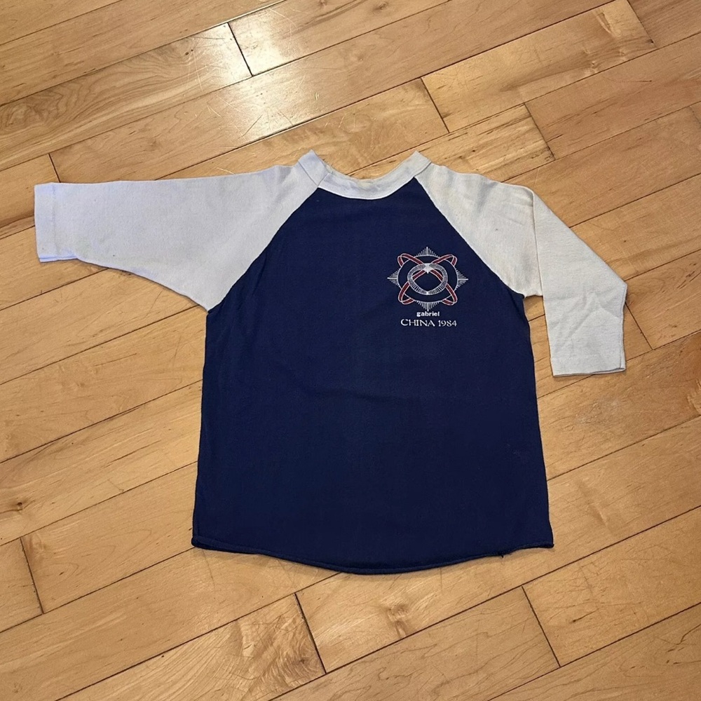 Vintage Peter Gabriel 1984 China Tour T Shirt